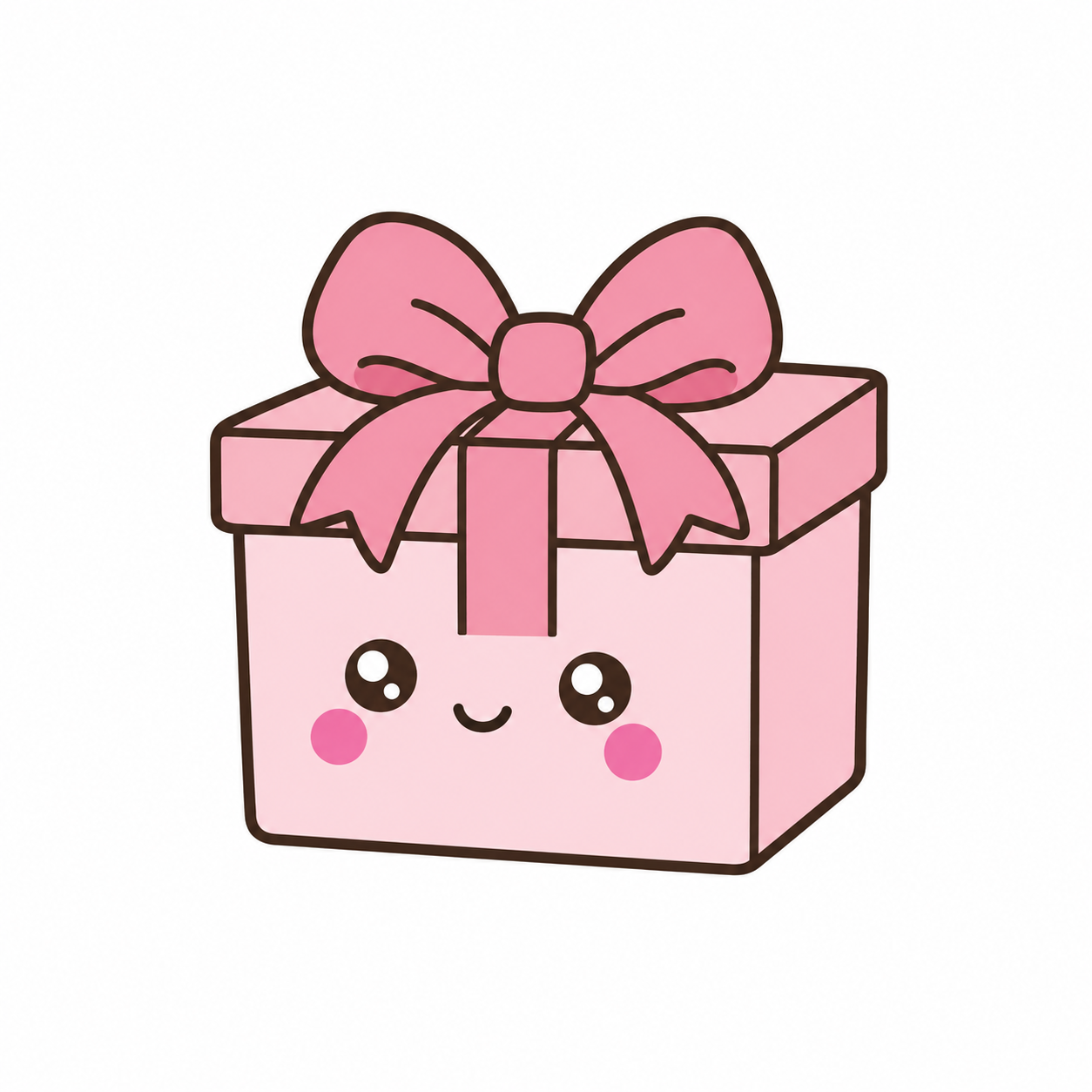 Pink gift box representing gift ready packaging